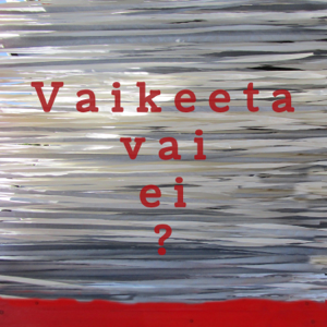Vaikeeta vai ei? - Nykytaiteen pieni käyttöopas