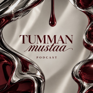 Tummanmustaa